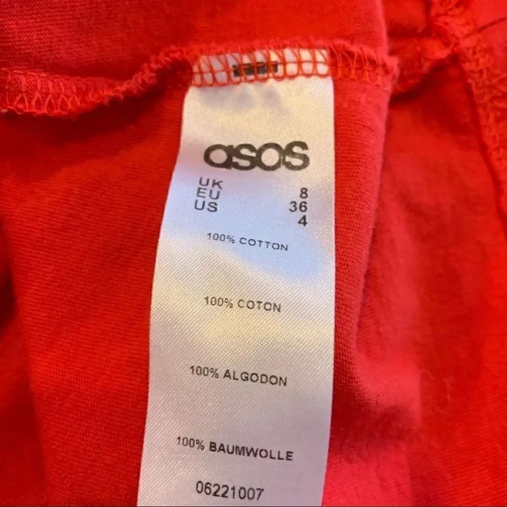 ASOS Red Off the Shoulder Top - Picture 5 of 5